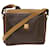 Céline CELINE Macadam Canvas Shoulder Bag PVC Leather Brown Auth ar9883b  ref.982629