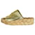 Robert Clergerie Gold woven platform sandals - size EU 39.5 Golden  ref.983032