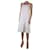 Autre Marque White slip on dress - size UK 10 Cotton  ref.983188