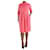 Autre Marque Rosafarbenes Hemdkleid mit Gürtel – Größe IT 46 Pink Baumwolle  ref.983274