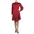 Rebecca Taylor Rotes Kleid mit Herzmuster – Größe US 6