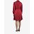 Rebecca Taylor Rotes Kleid mit Herzmuster – Größe US 6 - Ansicht 2