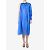 Zeus + Dione Robe midi transparente bleue à une épaule - taille UK 10 - vue 3