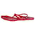 Alexander Mcqueen Red Flat strappy sandals - size EU 40 Leather  ref.983304