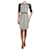 Preen By Thornton Bregazzi Vestido preto bordado floral - tamanho UK 6  ref.983395