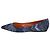 Missoni Scarpe basse a punta a zig-zag blu - taglia EU 38