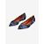 Missoni Scarpe basse a punta a zig-zag blu - taglia EU 38 - vista 2