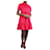 Claudie Pierlot Rosafarbenes Kurzarmkleid – Größe UK 10 Pink Baumwolle  ref.983535