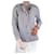 Vanessa Bruno Blue striped ruffle shirt - size UK 8 Cotton  ref.983574
