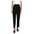 Totême Pantalon en crêpe plissé noir - taille UK 6 Viscose  ref.983579