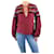 Autre Marque Blusa vermelha com detalhe de ilhós em algodão bordado - tamanho M Vermelho  ref.983618