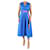 Roksanda Vestido azul de popelina de algodón con cinturón alenya - talla UK 10  ref.983630