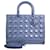 Christian Dior Blue 2022 Lady Dior bag Leather  ref.983633