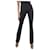 Anine Bing Black slim straight-leg trousers - size EU 32 Rayon  ref.983651