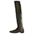 Stuart Weitzman Green suede fringed boots - size EU 42 Leather  ref.983721