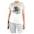 Zadig & Voltaire T-shirt jaune imprimé à manches courtes - taille S Coton  ref.983722