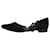 Stuart Weitzman Black suede flat shoes - size EU 36.5  ref.983767