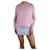 Acne Pink crewneck wool sweater - size XS  ref.983804