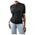 Y'S Black short-sleeved knit top - size UK 10  ref.983808
