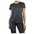 Loro Piana Black linen short-sleeved top - size IT 44  ref.983823