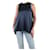Brunello Cucinelli Blue silk sleeveless top - size S  ref.983835