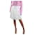 Prada Mini-jupe plissée blanche - taille IT 38 Coton  ref.983900