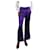 Tom Ford Purple satin trousers - size IT 38 Acetate  ref.983945