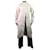 Autre Marque Abrigo con bolsillos de lino color crema - Talla UK 14 Crudo  ref.984125