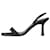 Autre Marque Sandália de salto preto tipo slingback - tamanho UE 38 Couro  ref.984188