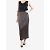 Pleats Please Falda midi plisada marrón - talla 4 - vista 2