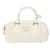Miu Miu Cream Bauletto Matelasse top handle bag Leather  ref.984201