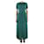 Valentino Green silk wide flare leg jumpsuit - size UK 10  ref.984264
