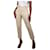 The row Pantalon crème - taille US 6 Coton Écru  ref.984284