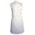 Courreges Courrèges dress with straps Cream Eggshell Wool  ref.984376