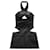 COURREGES  Dresses T.International XS Cotton Black  ref.984399