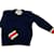 Camiseta de punto GUCCI.fr 1 mois - jusqu'a 55cm de lana Azul marino  ref.984523