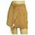 Dolce & Gabbana NTW Dolce Gabbana D & G Mini gonna sopra il ginocchio in pelle di capra scamosciata beige con cintura Tg 40 Svezia  ref.985118