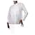 Autre Marque White long sleeve blouse - size UK 10 Cotton  ref.985173