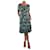 Altuzarra Schwarzes Kleid mit Blumenmuster – Größe UK 14 Seide  ref.985209