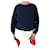Vince Blue crewneck jumper - size M Cotton  ref.985213