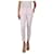 J Brand Pink slim trousers - size UK 6 Cotton  ref.985239