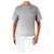 Balenciaga Graues T-Shirt mit reflektierendem Aufdruck – Größe M Baumwolle  ref.985263