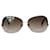 Diane Von Furstenberg Gold gold framed round sunglasses Golden  ref.985303