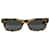 Céline Brown rectangular sunglasses Acetate  ref.985339