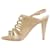 Chanel Neutral suede open-toe strappy heels- size EU 39  ref.985372