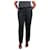 Joseph Black high-waisted straight-leg trousers - size UK 16 Viscose  ref.985431