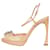 Christian Dior Sandálias de salto alto com detalhe de joias rosa - tamanho UE 37 Couro  ref.985436
