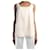 Brunello Cucinelli Neutral sleeveless top - size L Silk  ref.985579