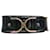 Stella Mc Cartney Black belt with gold hardware  ref.985648