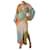 Autre Marque Mehrfarbiges, florales Patchwork-Cut-Out-Kleid – Größe XS Mehrfarben Viskose  ref.985656